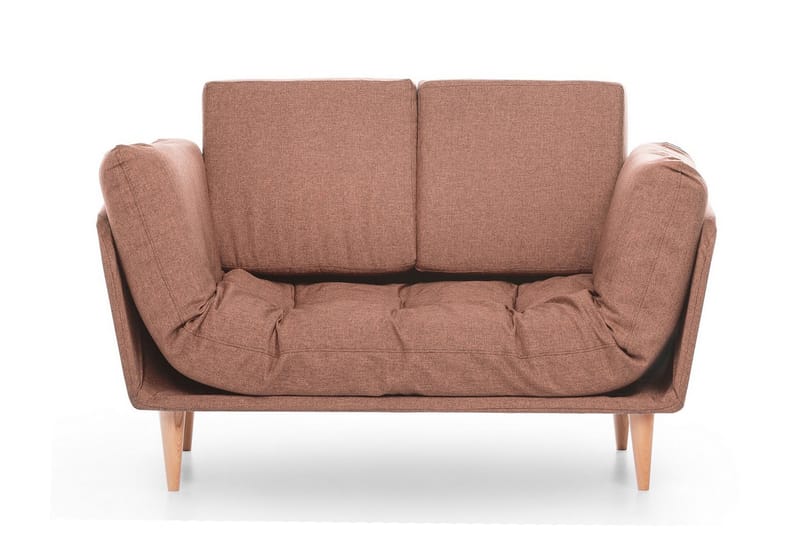 Mezonzo 3-sits Fällbar Längsbäddad Bäddsoffa 70x200 cm i Tyg - Brun - Möbler - Vardagsrum - Bäddsoffor - 3-sits bäddsoffa