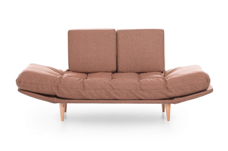 Mezonzo 3-sits Fällbar Längsbäddad Bäddsoffa 70x200 cm i Tyg - Brun - Möbler - Vardagsrum - Bäddsoffor - 3-sits bäddsoffa
