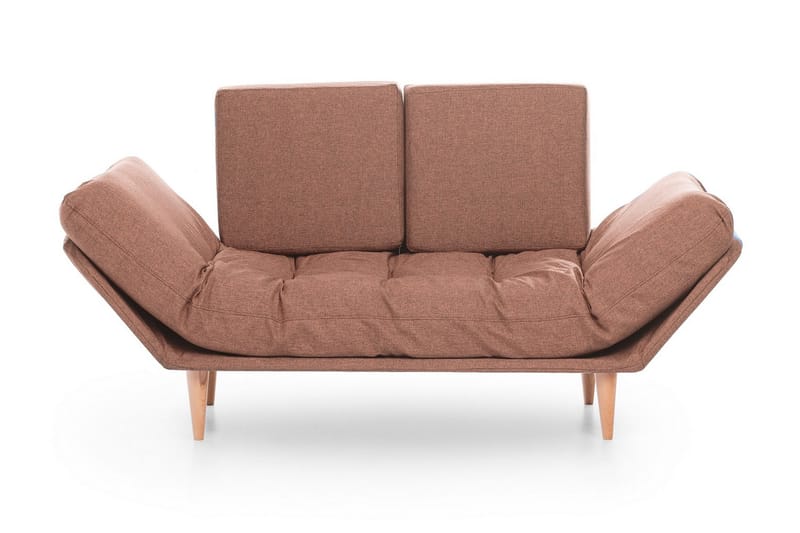 Mezonzo 3-sits Fällbar Längsbäddad Bäddsoffa 70x200 cm i Tyg - Brun - Möbler - Vardagsrum - Bäddsoffor - 3-sits bäddsoffa