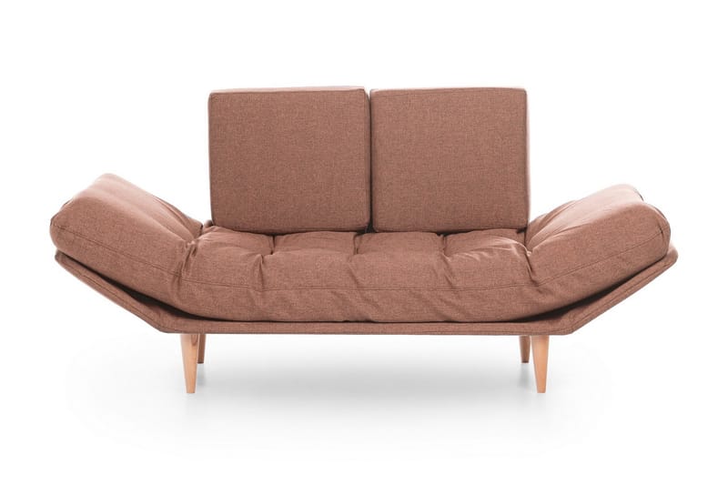 Mezonzo 3-sits Fällbar Längsbäddad Bäddsoffa 70x200 cm i Tyg - Brun - Möbler - Vardagsrum - Bäddsoffor - 3-sits bäddsoffa