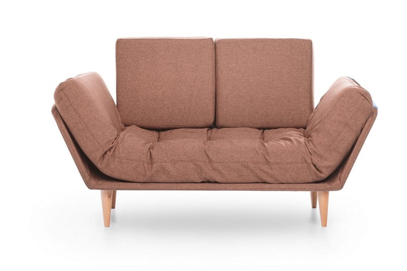 Mezonzo 3-sits Fällbar Längsbäddad Bäddsoffa 70x200 cm i Tyg - Brun - Möbler - Vardagsrum - Bäddsoffor - 3-sits bäddsoffa