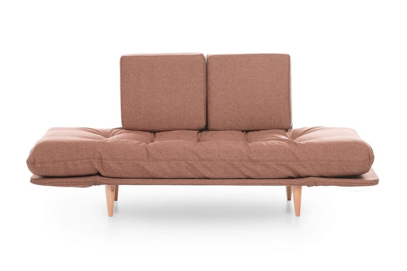 Mezonzo 3-sits Fällbar Längsbäddad Bäddsoffa 70x200 cm i Tyg - Brun - Möbler - Vardagsrum - Bäddsoffor - 3-sits bäddsoffa