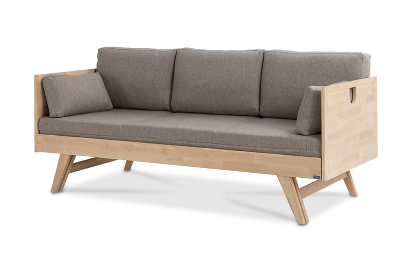 NOTTE Bäddsoffa Ram 190 cm Björk - Möbler - Vardagsrum - Bäddsoffor - 3-sits bäddsoffa