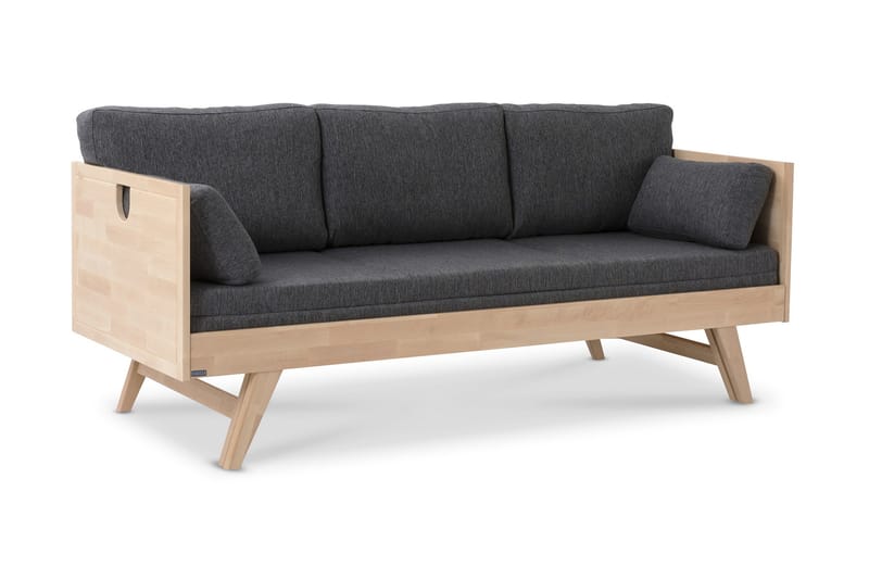 NOTTE Bäddsoffa Ram 200 cm Björk - Möbler - Vardagsrum - Bäddsoffor - 3-sits bäddsoffa