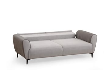 Rebelo 3-sits Bäddsoffa - Grå - Möbler - Vardagsrum - Bäddsoffor - 3-sits bäddsoffa