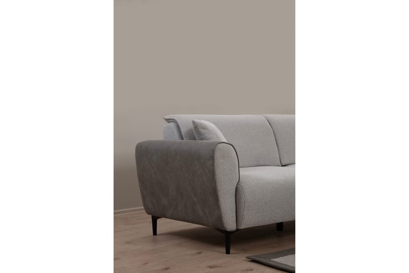 Rebelo 3-sits Bäddsoffa - Grå - Möbler - Vardagsrum - Bäddsoffor - 3-sits bäddsoffa