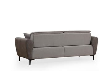 Rebelo 3-sits Bäddsoffa - Grå - Möbler - Vardagsrum - Bäddsoffor - 3-sits bäddsoffa