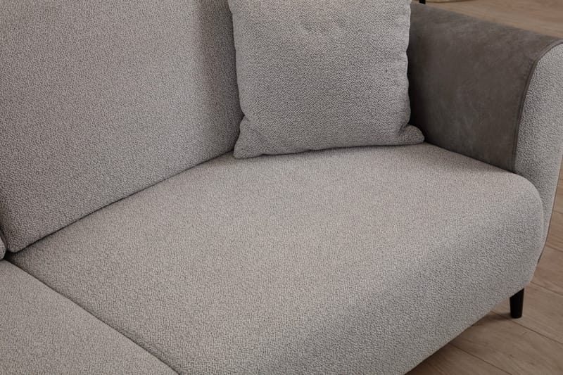 Rebelo 3-sits Bäddsoffa - Grå - Möbler - Vardagsrum - Bäddsoffor - 3-sits bäddsoffa