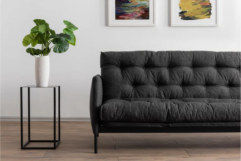 Renge Bäddsoffa Mörkgrå - Möbler - Vardagsrum - Bäddsoffor - 3-sits bäddsoffa