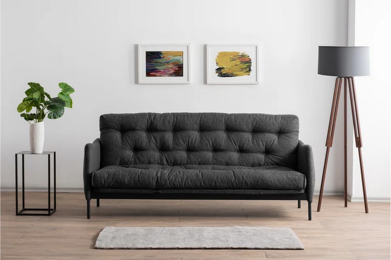 Renge Bäddsoffa Mörkgrå - Möbler - Vardagsrum - Bäddsoffor - 3-sits bäddsoffa