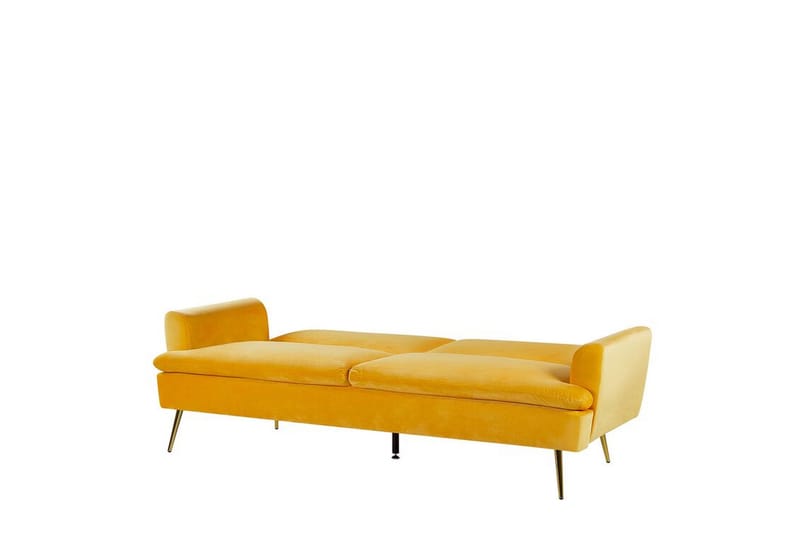 SAKSERUD 3-sits Bäddsoffa Sammet/Gul - Möbler - Vardagsrum - Bäddsoffor - 3-sits bäddsoffa