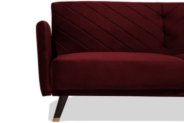 Senja Bäddsoffa 200 cm - Röd - Möbler - Vardagsrum - Bäddsoffor - 3-sits bäddsoffa