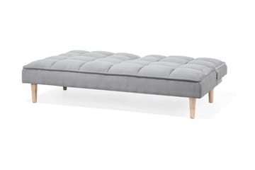 Siljan 3-sits Rektangulär Längsbäddad Bäddsoffa 105x177 cm i Tyg - Grå - Möbler - Vardagsrum - Bäddsoffor - 3-sits bäddsoffa