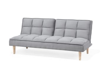 Siljan 3-sits Rektangulär Längsbäddad Bäddsoffa 105x177 cm i Tyg - Grå - Möbler - Vardagsrum - Bäddsoffor - 3-sits bäddsoffa