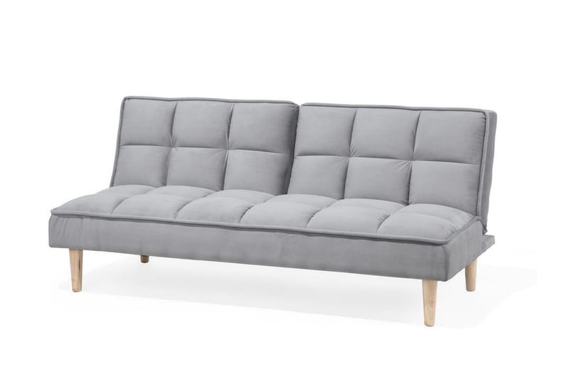Siljan 3-sits Rektangulär Längsbäddad Bäddsoffa 105x177 cm i Tyg - Grå - Möbler - Vardagsrum - Bäddsoffor - 3-sits bäddsoffa