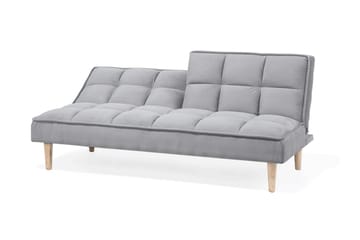 Siljan 3-sits Rektangulär Längsbäddad Bäddsoffa 105x177 cm i Tyg - Grå - Möbler - Vardagsrum - Bäddsoffor - 3-sits bäddsoffa