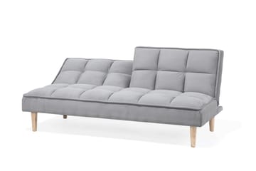 Siljan 3-sits Rektangulär Längsbäddad Bäddsoffa 105x177 cm i Tyg - Grå - Möbler - Vardagsrum - Bäddsoffor - 3-sits bäddsoffa