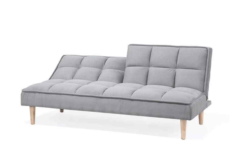 Siljan 3-sits Rektangulär Längsbäddad Bäddsoffa 105x177 cm i Tyg - Grå - Möbler - Vardagsrum - Bäddsoffor - 3-sits bäddsoffa