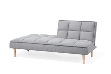 Siljan 3-sits Rektangulär Längsbäddad Bäddsoffa 105x177 cm i Tyg - Grå - Möbler - Vardagsrum - Bäddsoffor - 3-sits bäddsoffa