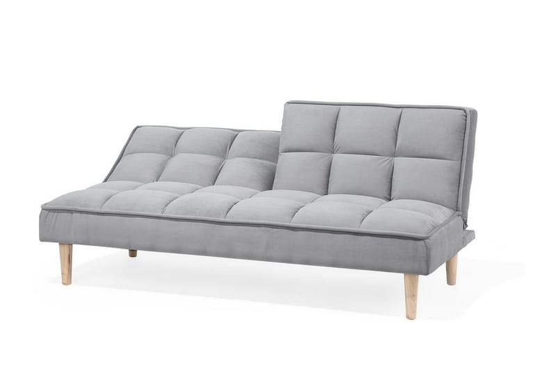Siljan 3-sits Rektangulär Längsbäddad Bäddsoffa 105x177 cm i Tyg - Grå - Möbler - Vardagsrum - Bäddsoffor - 3-sits bäddsoffa