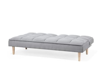 Siljan 3-sits Rektangulär Längsbäddad Bäddsoffa 105x177 cm i Tyg - Grå - Möbler - Vardagsrum - Bäddsoffor - 3-sits bäddsoffa