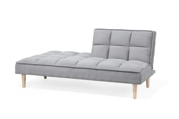 Siljan 3-sits Rektangulär Längsbäddad Bäddsoffa 105x177 cm i Tyg - Grå - Möbler - Vardagsrum - Bäddsoffor - 3-sits bäddsoffa