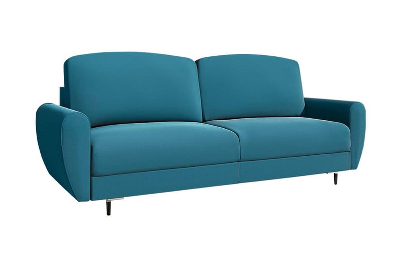 SILVIA Bäddsoffa 226x98x95 cm - Blå - Möbler - Vardagsrum - Bäddsoffor - 3-sits bäddsoffa