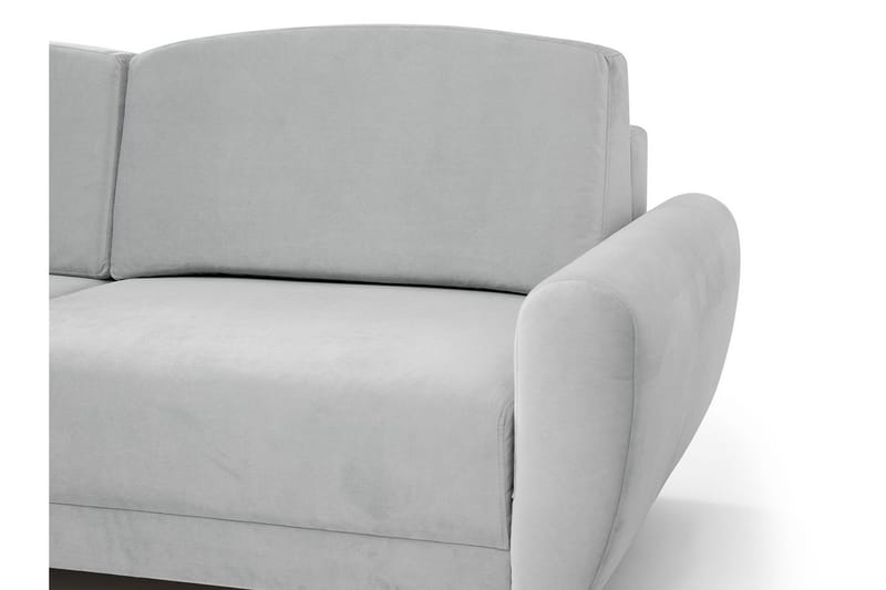 SILVIA Bäddsoffa 226x98x95 cm - Blå - Möbler - Vardagsrum - Bäddsoffor - 3-sits bäddsoffa