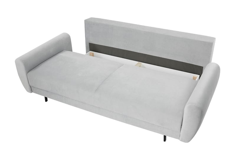 Silvia Bäddsoffa 226x98x95 cm LED-belysning - Blå - Möbler - Vardagsrum - Bäddsoffor - 3-sits bäddsoffa