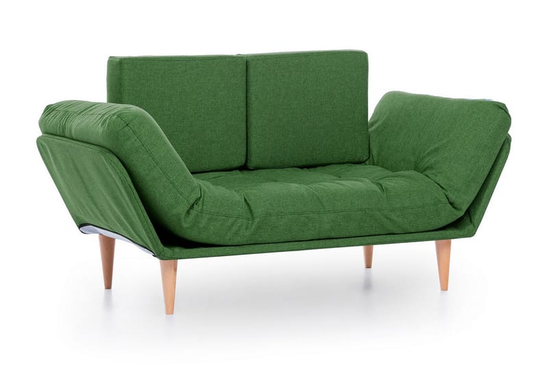 TURIELLOS 3-sits Bäddsoffa Grön - Möbler - Vardagsrum - Bäddsoffor - 3-sits bäddsoffa
