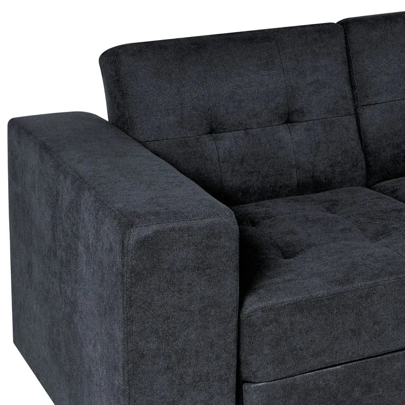 3-sits soffa Falster - Svart - Möbler - Vardagsrum - Bäddsoffor