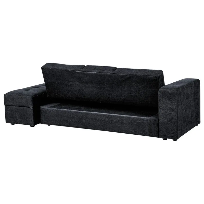 3-sits soffa Falster - Svart - Möbler - Vardagsrum - Bäddsoffor