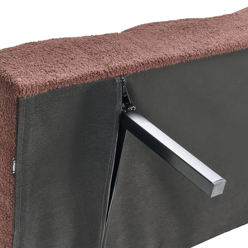 3-sits soffa Ingaro - Brunt, ljust trä - Möbler - Vardagsrum - Soffgrupper