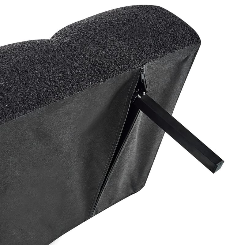 3-sits soffa Ingaro - Svart, ljust trä - Möbler - Vardagsrum - Soffgrupper