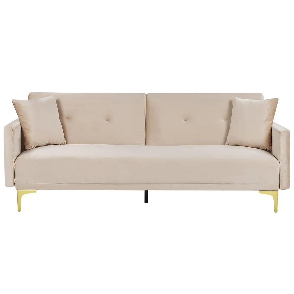 3-sits soffa lucan - beige, guld