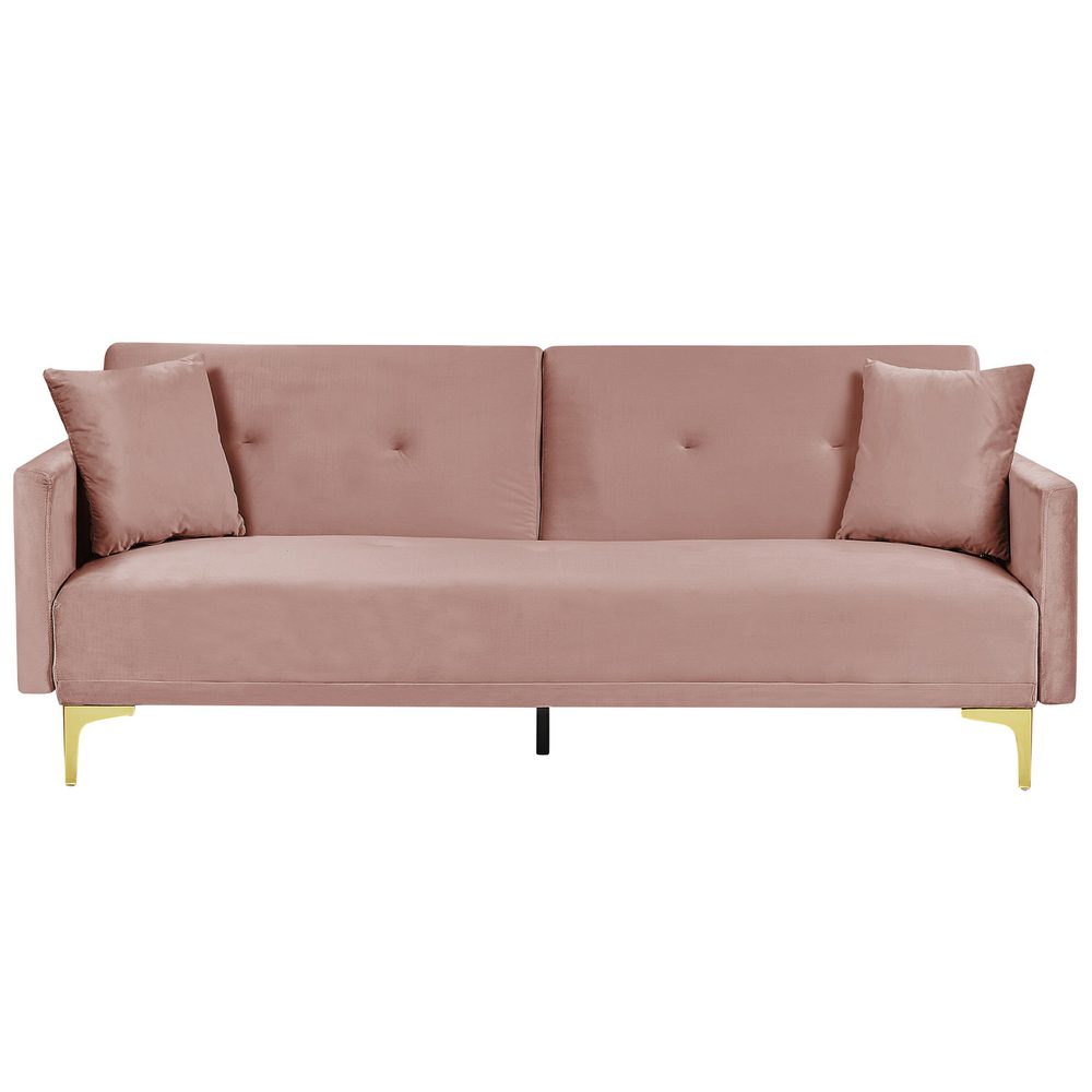 3-sits soffa lucan - rosa, guld