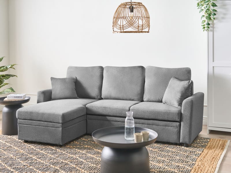 3-sits soffa Nassjo Högervänd - Grå - Möbler - Vardagsrum - Bäddsoffor