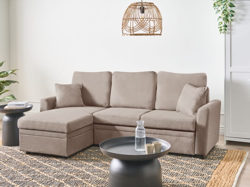 3-sits soffa Nassjo Högervänd - Ljusbrun - Möbler - Vardagsrum - Bäddsoffor