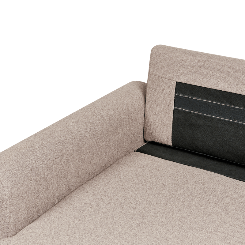 3-sits soffa Nassjo Högervänd - Ljusbrun - Möbler - Vardagsrum - Bäddsoffor
