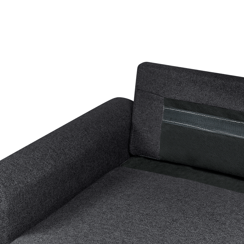 3-sits soffa Nassjo Högervänd - Svart - Möbler - Vardagsrum - Bäddsoffor