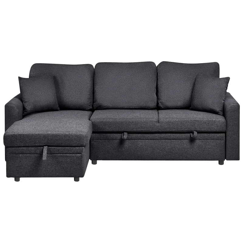 3-sits soffa Nassjo Högervänd, Svart