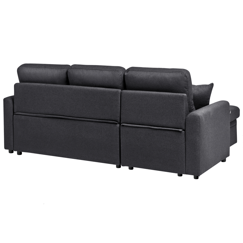 3-sits soffa Nassjo Högervänd - Svart - Möbler - Vardagsrum - Bäddsoffor