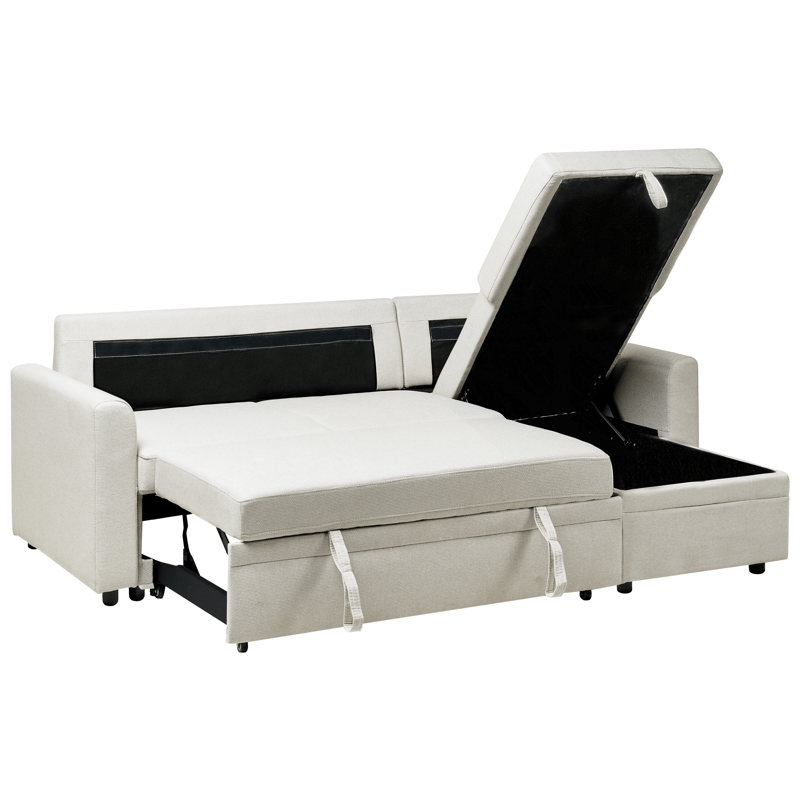 3-sits soffa Nassjo Vänstervänd - Ljusbeige - Möbler - Vardagsrum - Bäddsoffor
