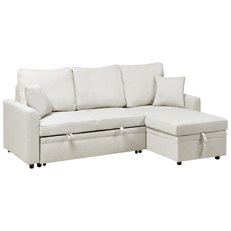3-sits soffa Nassjo Vänstervänd - Ljusbeige - Möbler - Vardagsrum - Bäddsoffor