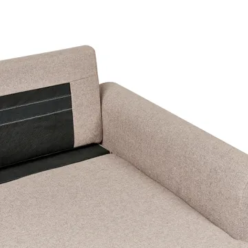 3-sits soffa Nassjo Vänstervänd - Ljusbrun - Möbler - Vardagsrum - Bäddsoffor