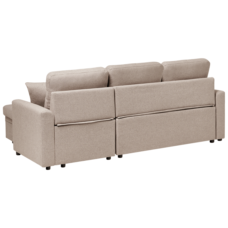 3-sits soffa Nassjo Vänstervänd - Ljusbrun - Möbler - Vardagsrum - Bäddsoffor
