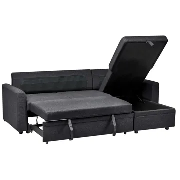 3-sits soffa Nassjo Vänstervänd - Svart - Möbler - Vardagsrum - Bäddsoffor