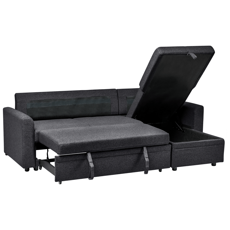 3-sits soffa Nassjo Vänstervänd - Svart - Möbler - Vardagsrum - Bäddsoffor