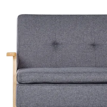 3-sits soffa Tjorn - Grå, ljust trä - Möbler - Vardagsrum - Bäddsoffor - Futon - Futon soffa