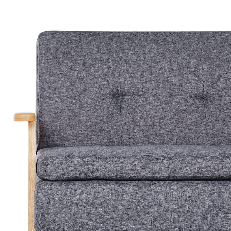 3-sits soffa Tjorn - Grå, ljust trä - Möbler - Vardagsrum - Soffgrupper